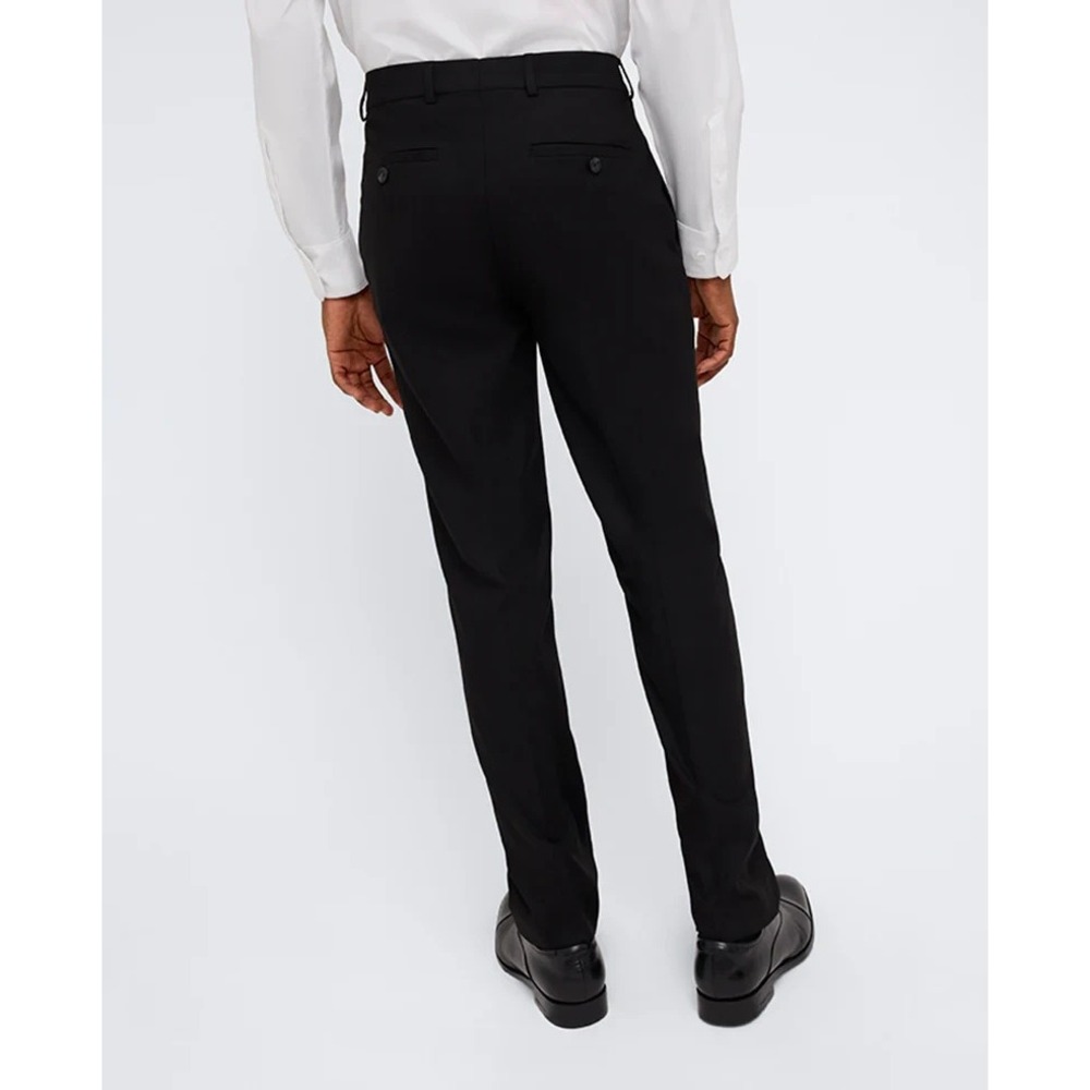 Kenneth Cole Reaction Slim Fit Suit Separate Pant Dress Pants 37W 32L Black
